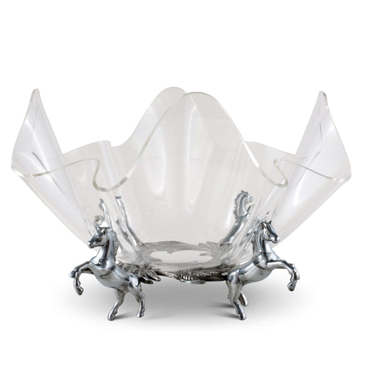 Horse Stand Acrylic Bowl 14 - themonogram manor 