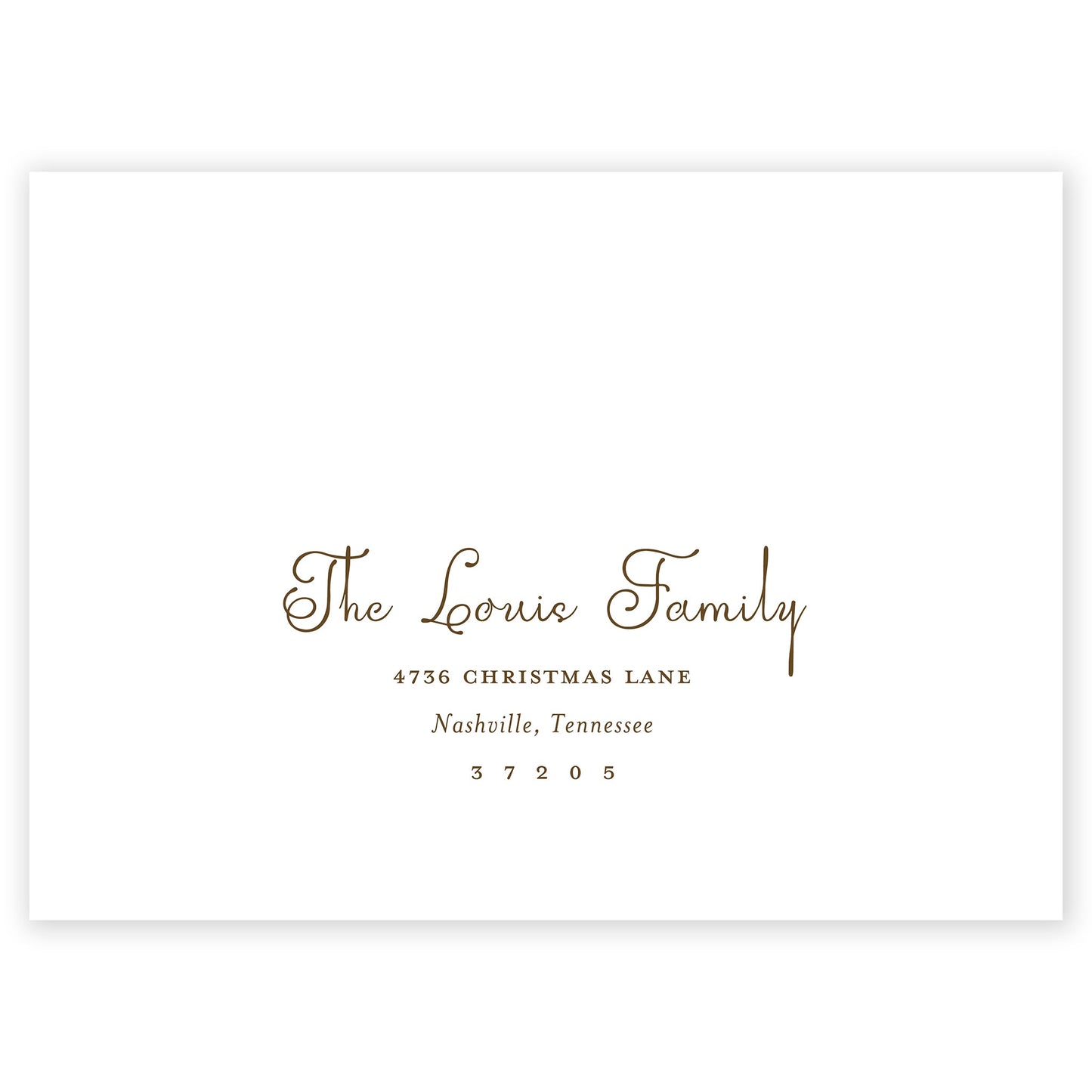 marmalade merry christmas drip holiday card - themonogram manor 