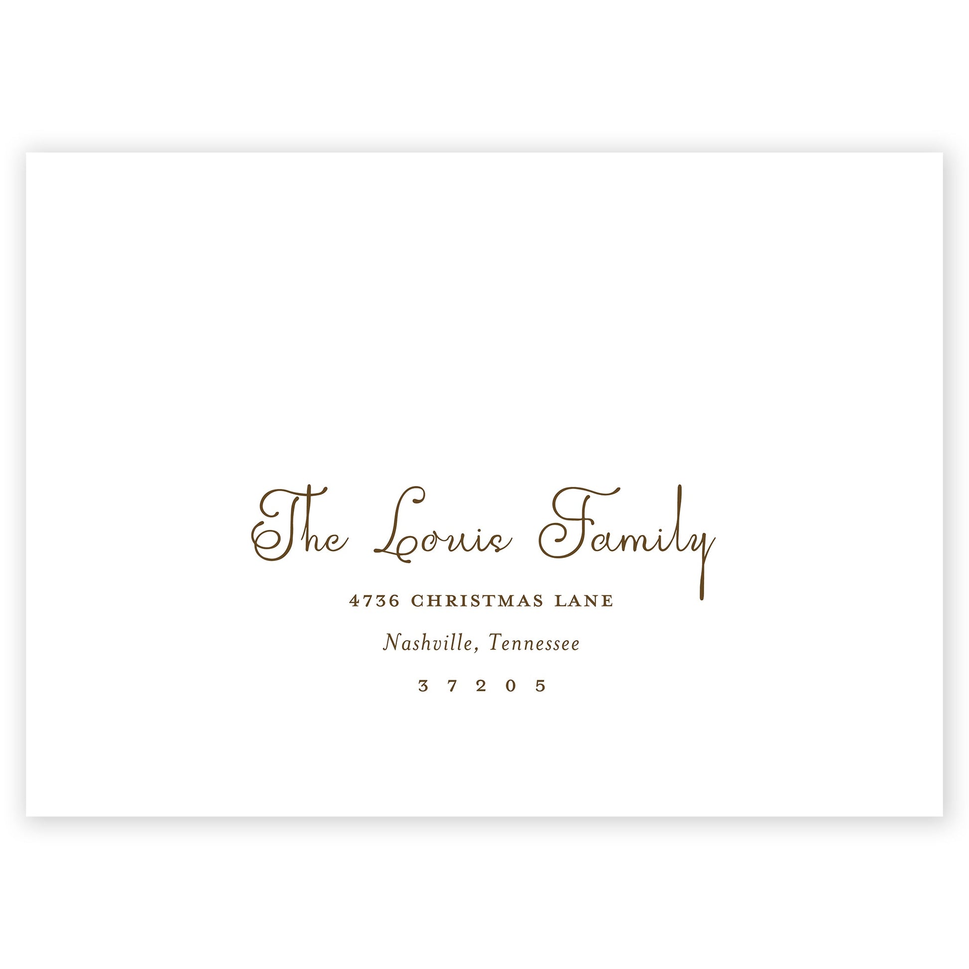 marmalade merry christmas drip holiday card - themonogram manor 