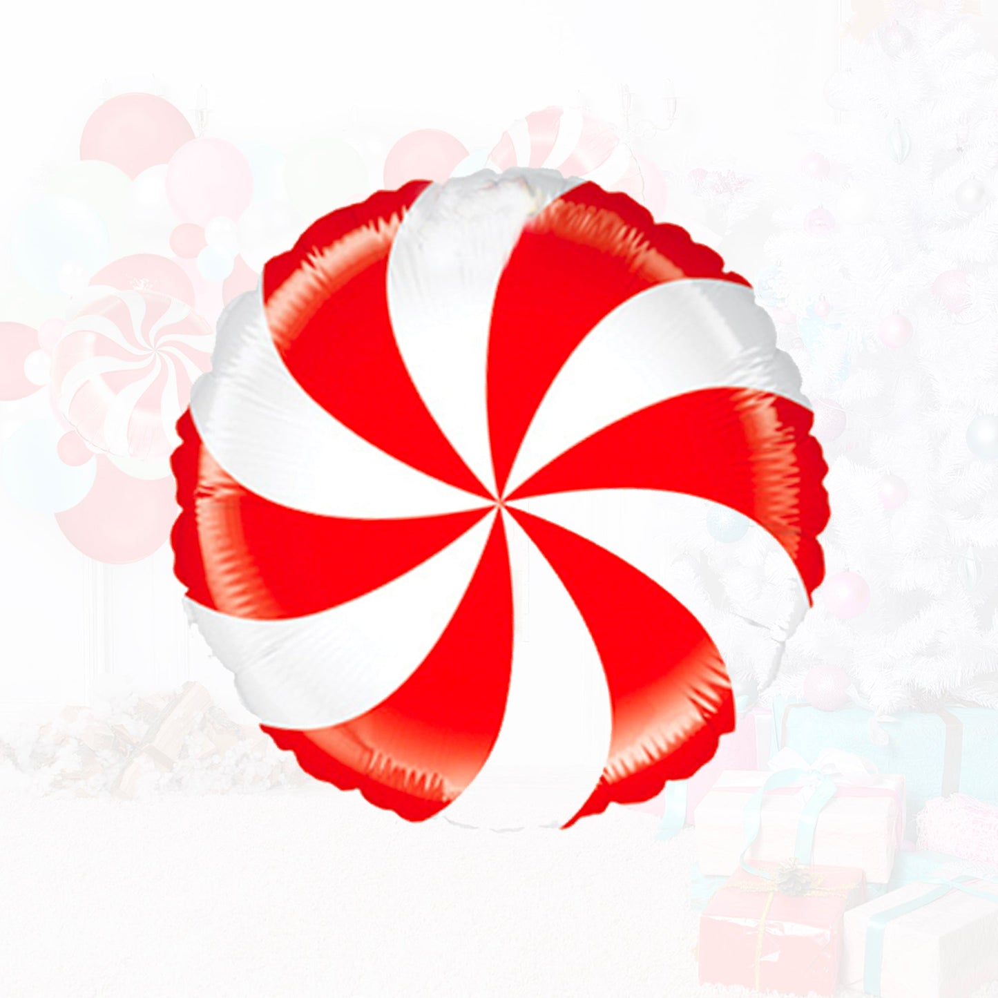 Peppermint Christmas Balloon