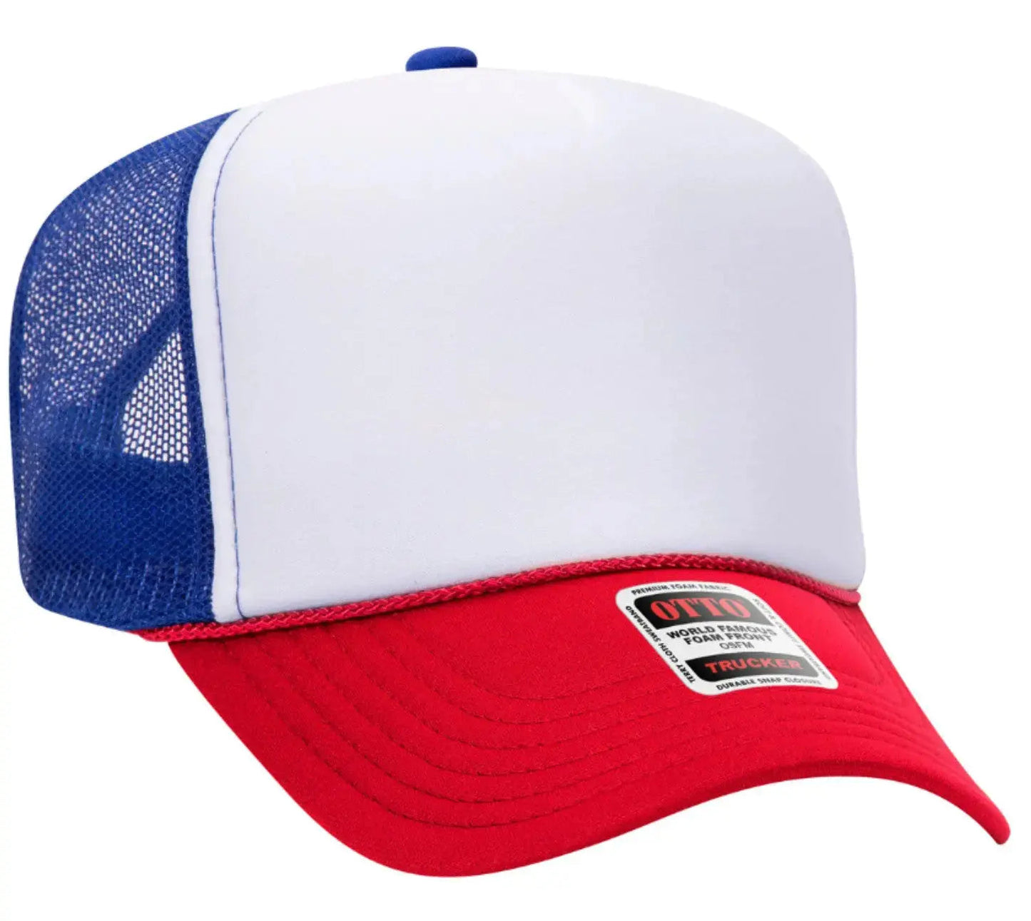 It's River Time Neon Pink Design Adult Otto Foam Trucker Hat