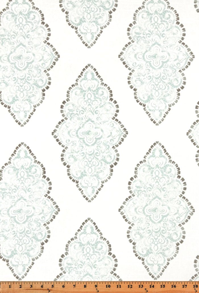 White Shabby Chic Patterned Rocking Chair Cushion