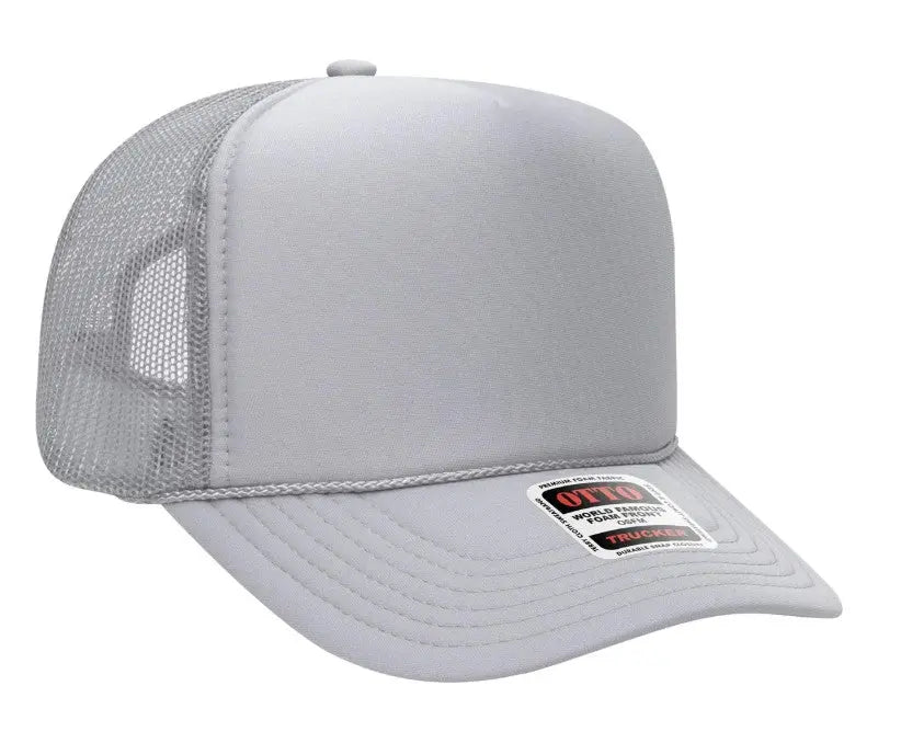 If My Mouth Doesn't Say It My Face Totally Will Text Adult Otto Foam Trucker Hat