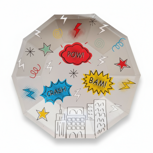 Superhero Small Plates (Set of 8)
