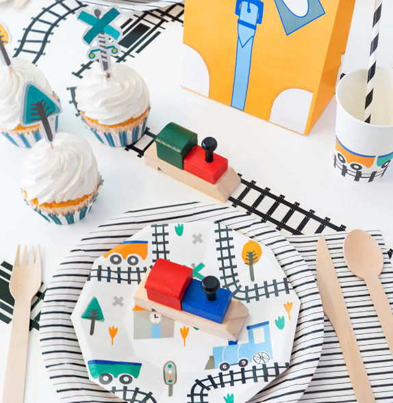 Steam Train Small Plates (Set of 8)