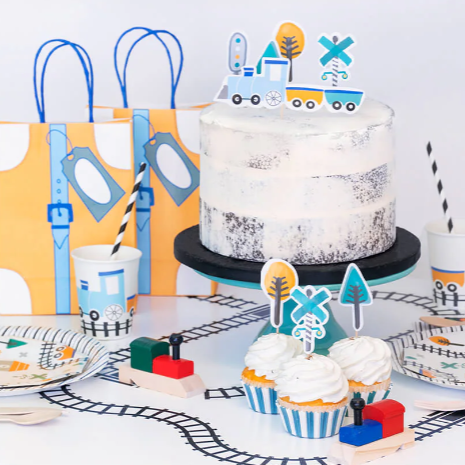 Steam Train Small Plates (Set of 8)