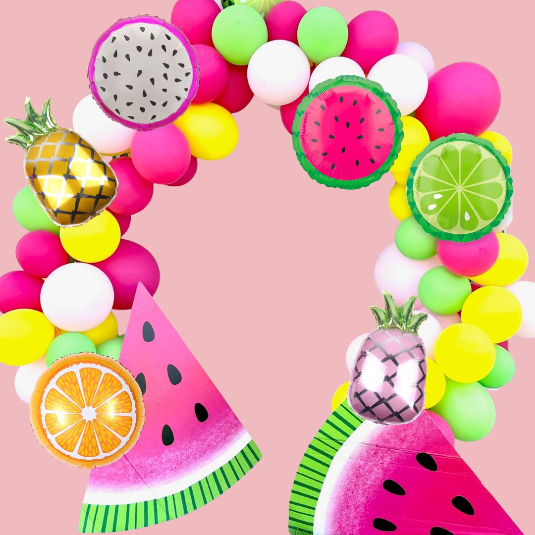 Tropical Pink Pineapple Mylar Foil Balloon (18 Inches)