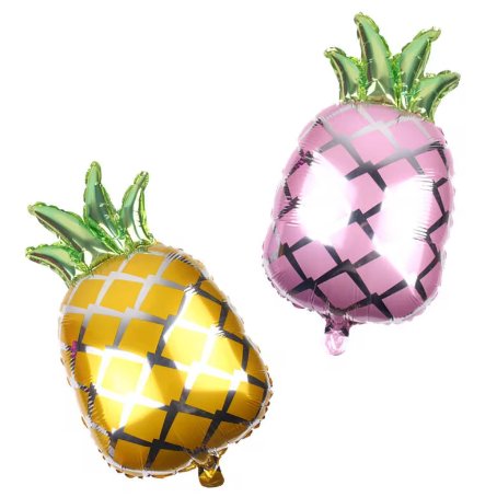 Tropical Pink Pineapple Mylar Foil Balloon (18 Inches)