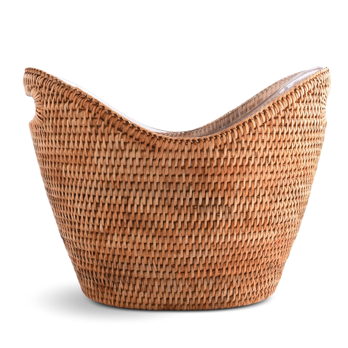 Hand Woven Wicker Rattan Champagne / Ice Tub