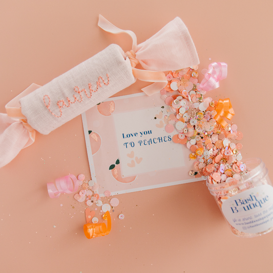 Custom Monogrammed Reusable Pink Party Cracker