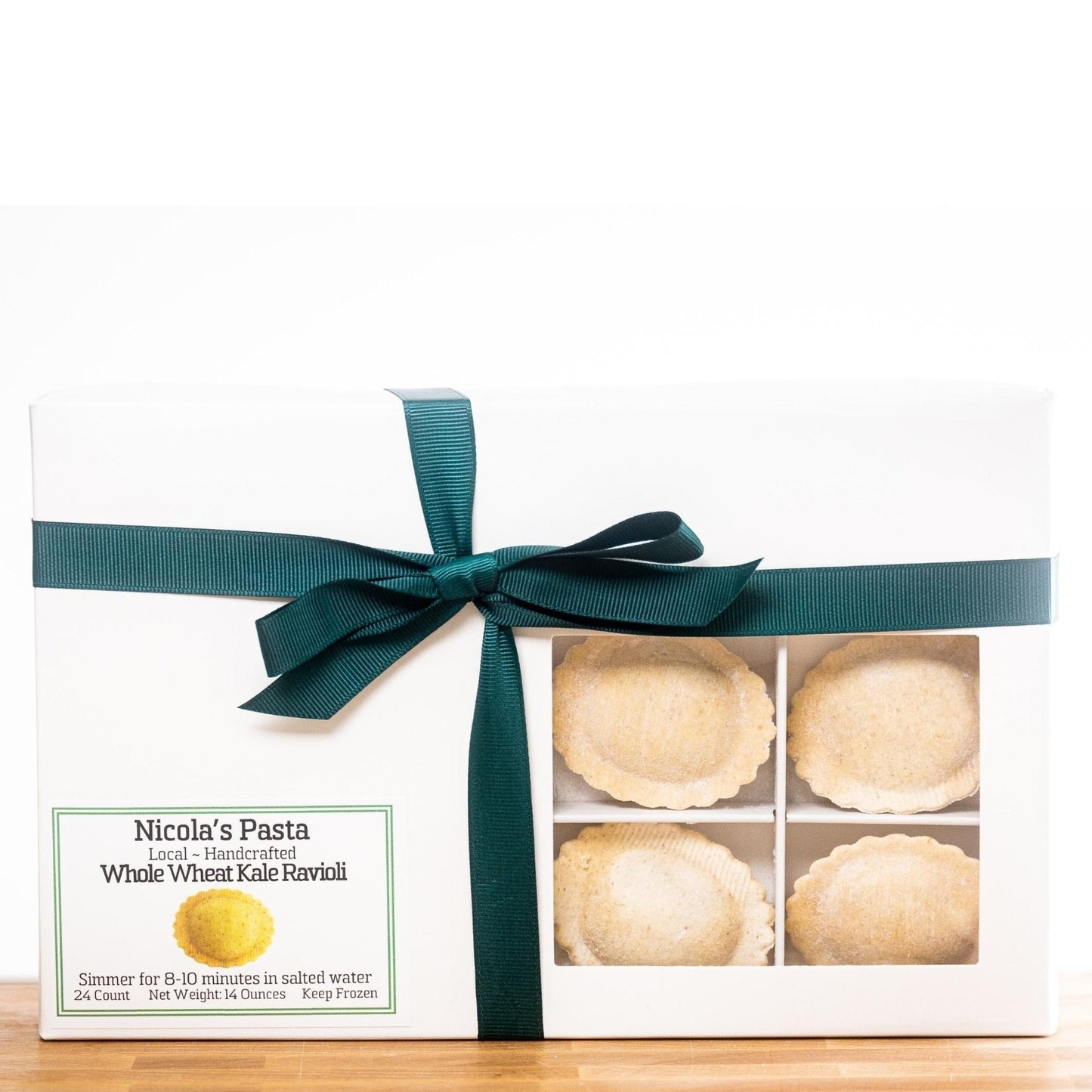 Whole Wheat Kale Ravioli