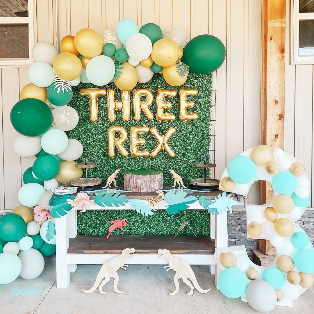 Safari Balloon Garland Kit – Green and Gold