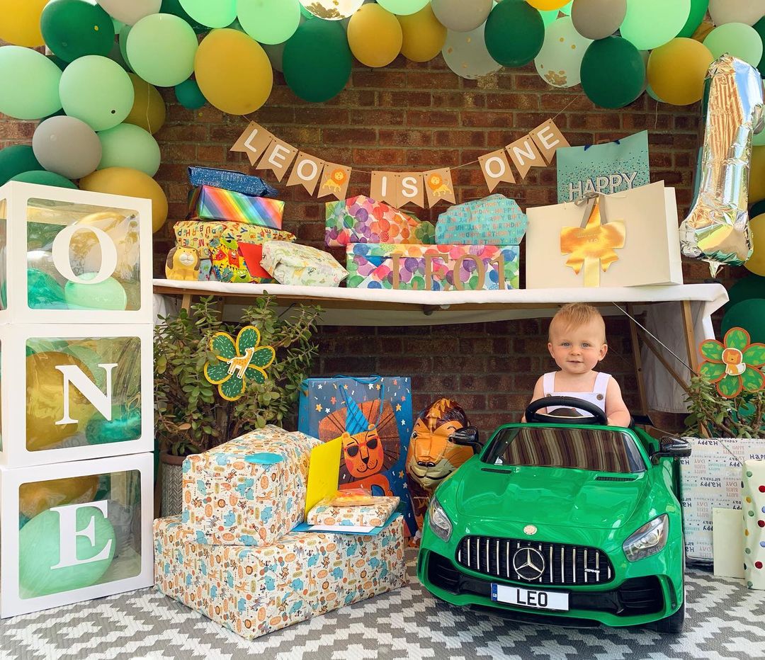 Safari Balloon Garland Kit – Green and Gold